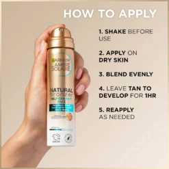 Garnier Ambre Solaire Natural Bronzer Quick Drying Dark Self Tan Face Mist 75ml 9 Garnier Ambre Solaire Natural Bronzer Quick Drying Dark Self Tan Face Mist 75ml -Beauty Mix Shop 10487829 1525080443488199