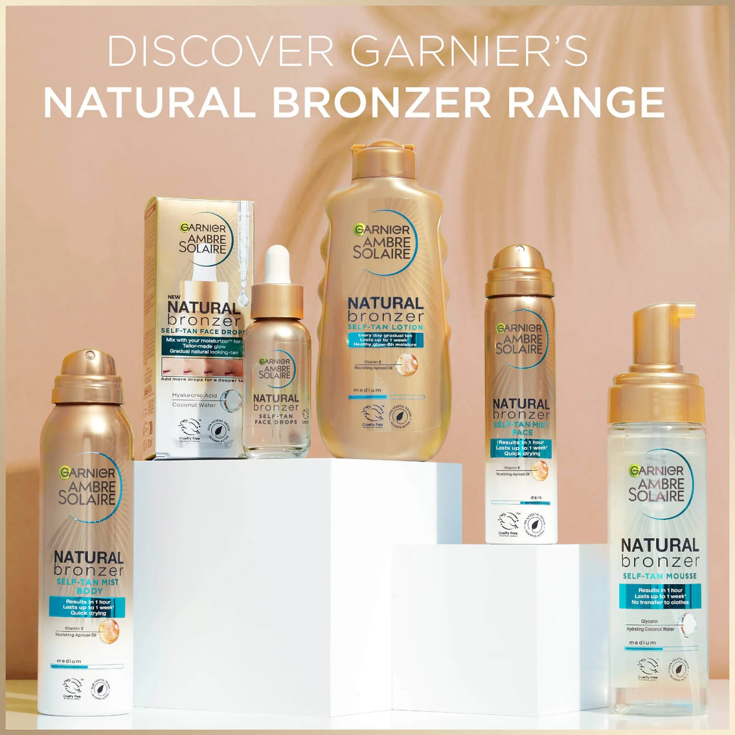 Garnier Ambre Solaire Natural Bronzer Quick Drying Dark Self Tan Face Mist 75ml 6 Garnier Ambre Solaire Natural Bronzer Quick Drying Dark Self Tan Face Mist 75ml - Image 6