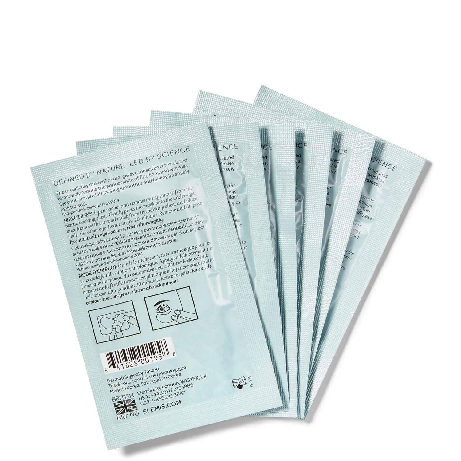 Elemis Pro-Collagen Hydra-Gel Eye Mask (Pack Of 6) 5 Elemis Pro-Collagen Hydra-Gel Eye Mask (Pack Of 6) - Image 5