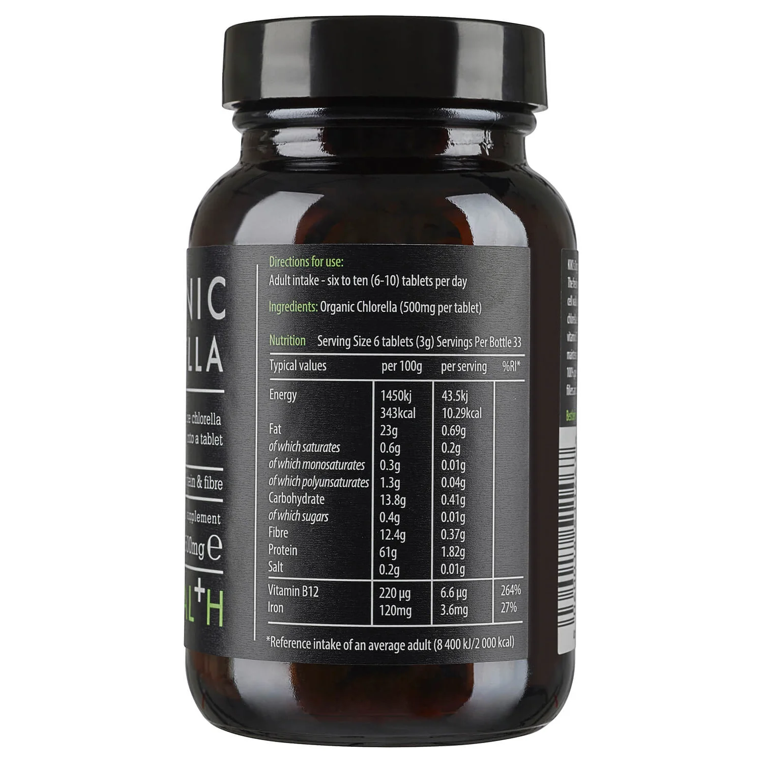 KIKI Health Organic Chlorella Tablets (200 Tablets) 3 KIKI Health Organic Chlorella Tablets (200 Tablets) - Image 3