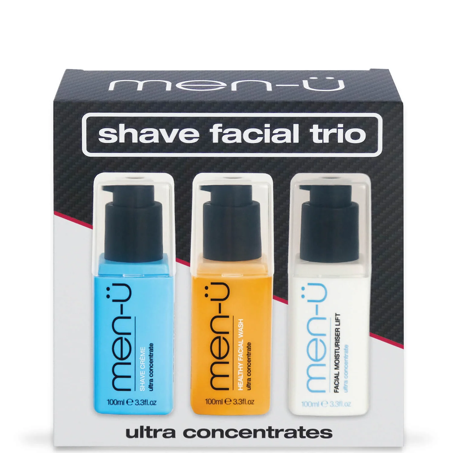 Men-ü Shave Facial Trio (Worth £38.85) 1 Men-ü Shave Facial Trio (Worth £38.85)