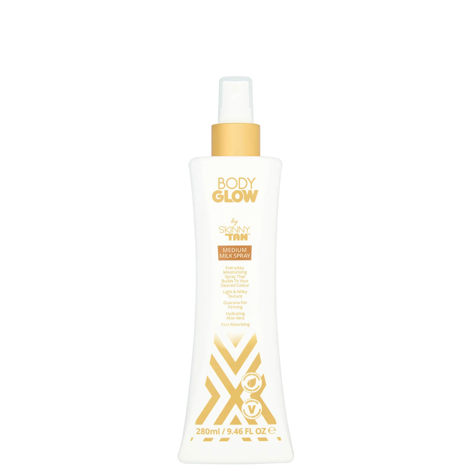 Body Glow By SKINNY TAN Medium Milk 280ml 1 Body Glow By SKINNY TAN Medium Milk 280ml