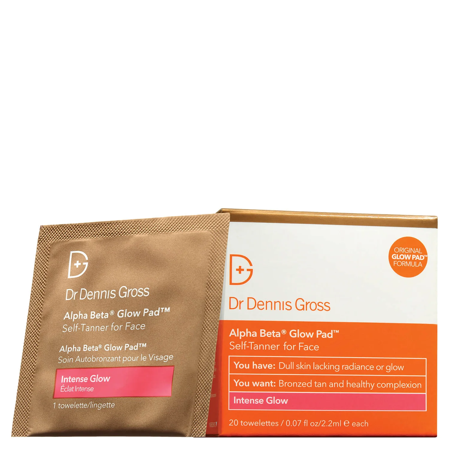 Dr Dennis Gross Skincare Alpha Beta Glow Pad - Intense Glow (Pack Of 20) 1 Dr Dennis Gross Skincare Alpha Beta Glow Pad - Intense Glow (Pack Of 20)