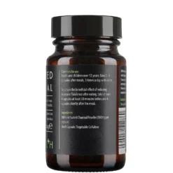 KIKI Health Activated Charcoal - 50 Vegicaps -Beauty Mix Shop 12054186 1804900388625342
