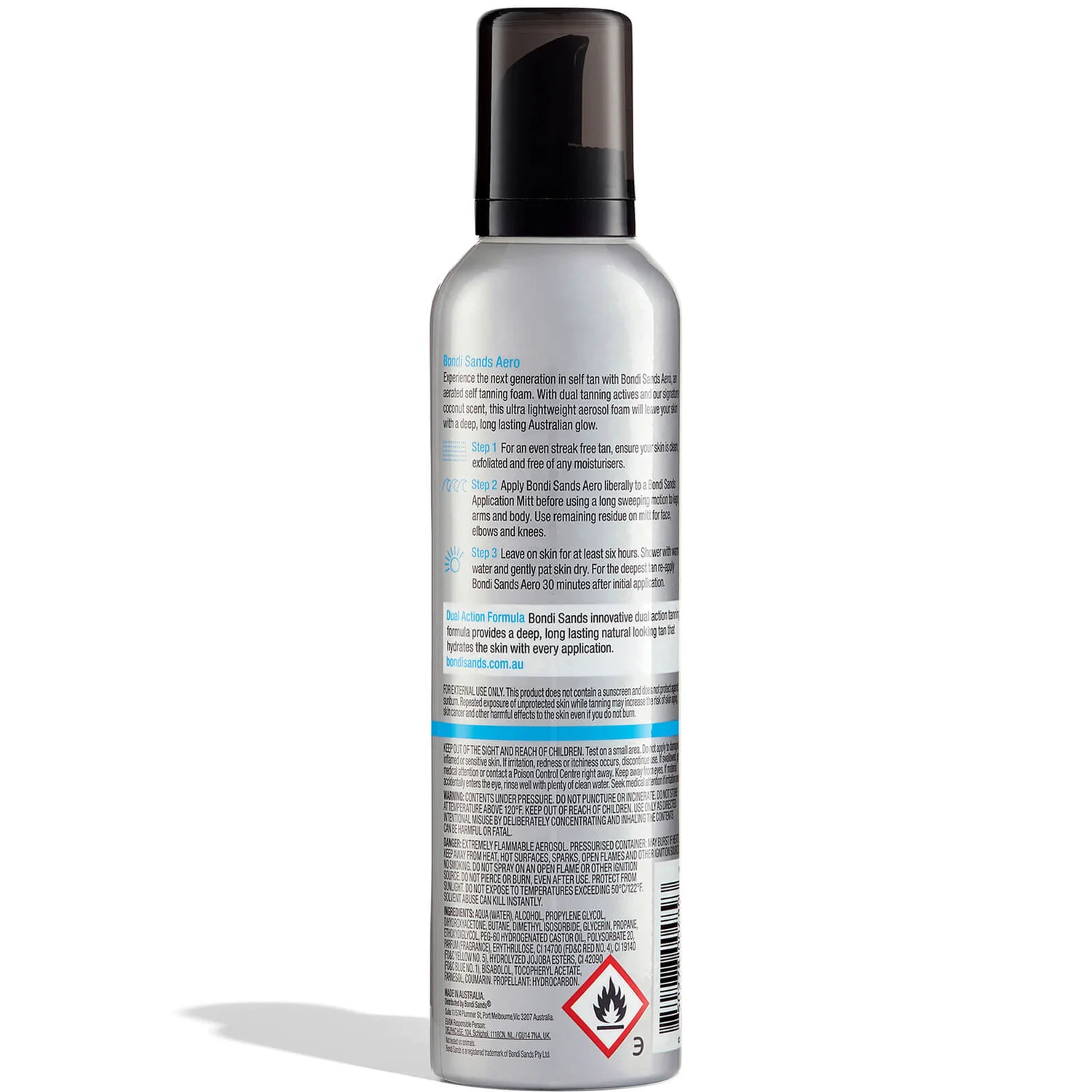 Bondi Sands Aero Aerated Tanning Foam 225ml 2 Bondi Sands Aero Aerated Tanning Foam 225ml - Image 2