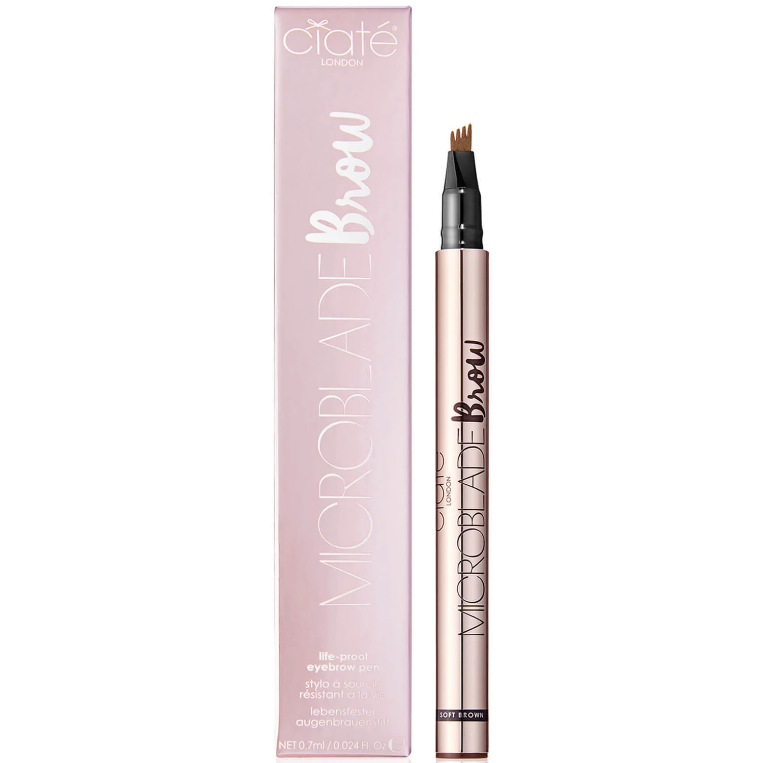 Ciaté London Microblade Effect Pen - Soft Brown 2 Ciaté London Microblade Effect Pen - Soft Brown - Image 2