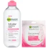 Garnier Micellar Water Sensitive Skin And Hydrating Moisture Bomb Face Sheet Mask Kit Exclusive (Worth £8.98)